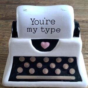 🦋CERAMIC TYPEWRITER DECOR🦋